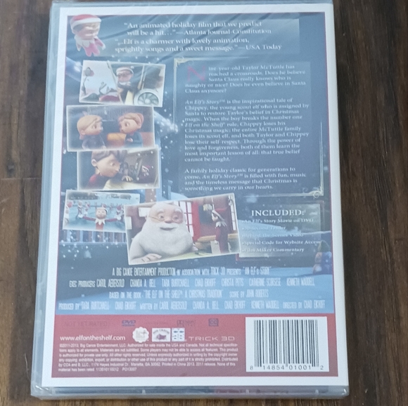 The Elf on the Shelf AN ELF'S STORY on DVD - Picture 2 of 2